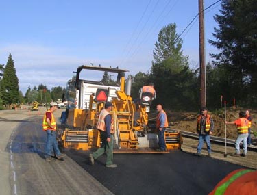 Asphalt paving project for Lakeside